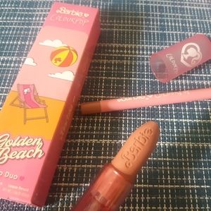 Colourpop x Barbie lip set in Golden Beach
